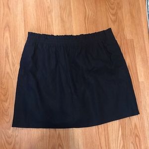 J. Crew Navy Sidewalk Skirt